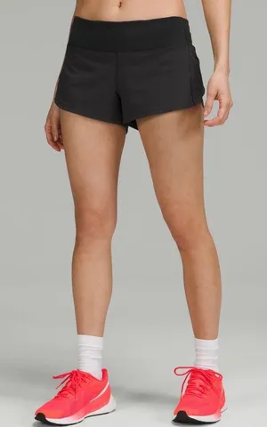NWT Lululemon Speed Up LR Shorts 2.5” Lined Size 12 in Black thumbnail 3