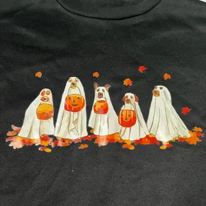 SheIn Black Halloween pullover fleece sweatshirts crewneck size small thumbnail 2