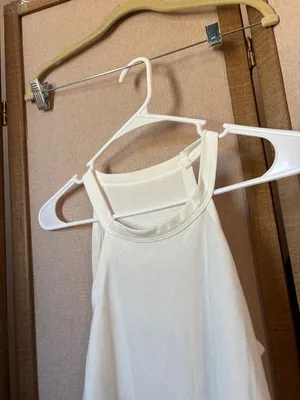 FINAL MARKDOWN Unique Women's White Tank Top small thumbnail 2