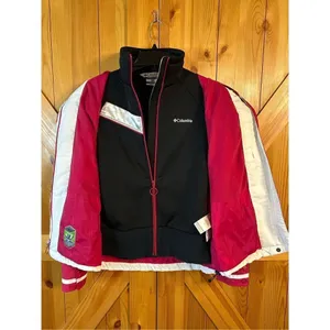 Columbia Women's Interchange Jacket Removable LIner Hood Size Medium Waterproof thumbnail 9