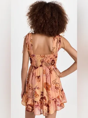 NWT $128 Free People Vernon Minim Dress XL Anthropologie in Sunshine Combo thumbnail 3