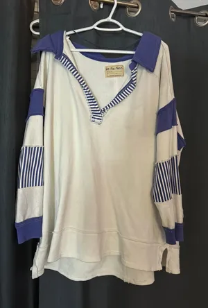 We The Free People Clean Free Prep Polo Large thumbnail 1