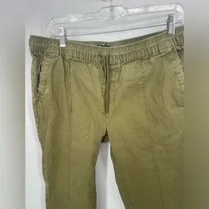 ASOS woman's‎ joggers olive color size large thumbnail 3