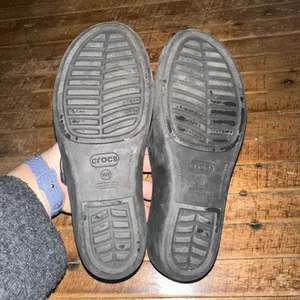 Crocs black ortho arch support sz 6 strappy wedge sandals thumbnail 2
