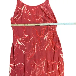 Free People Soft‎ Red Floral Slip Dress Lightweight Sz M thumbnail 7