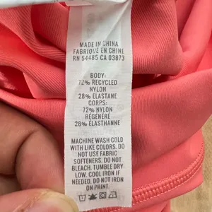 961 | Aerie‎ OFFLINE Goals Laser Cut Scalloped 7/8 Leggings Coral Pink Womens S thumbnail 4