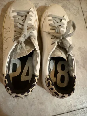 P448 John White Leopard Print Sneakers thumbnail 5