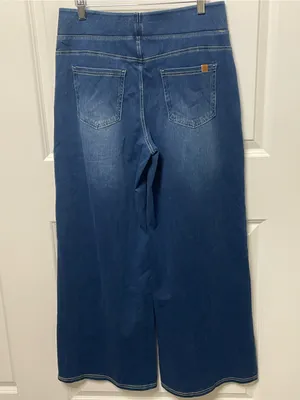 Halara Flex High Waisted Pocket Wide Leg Jeans Large thumbnail 2