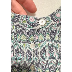 ROLLER RABBIT Featherweight Paisley Printed Sleeveless Cotton Dress Size S thumbnail 4