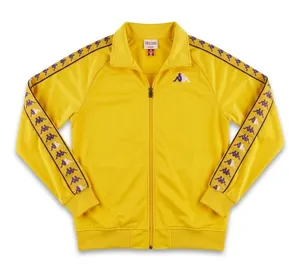 Kappa Track Jacket Mens M Yellow & Purple Banda Logo Full Zip Athletic Sports thumbnail 1