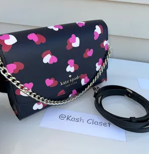 Kate Spade Carson Flutter Hearts Printed Crossbody Bag & Purse thumbnail 3