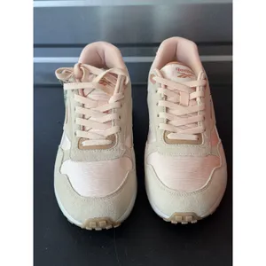 Reebok Womens Drive Classic Leather Sneakers Shoes Pink Tan‎ Natural Size 11M U thumbnail 2