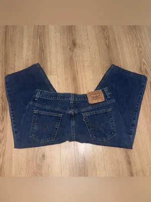 Vintage Levi's 512 Slim Fit Tapered Leg Jeans in‎ Dark Indigo Wash thumbnail 2