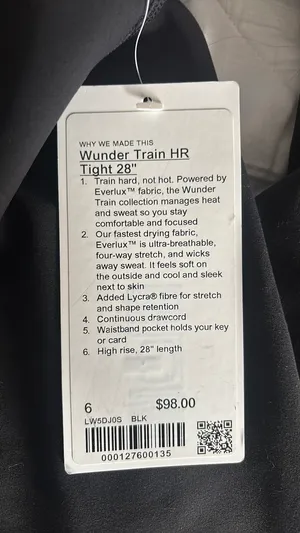 Lululemon Wunder Train Leggings thumbnail 3