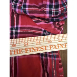 Victoria's Secret Plaid PJ Pajama Set Size XLarge Red Pink Drawstring Button up thumbnail 5