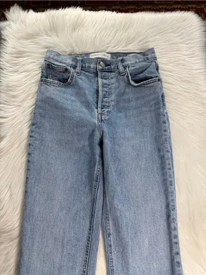Denim Forum Aritzia Arlo High Rise Straight Jeans thumbnail 3