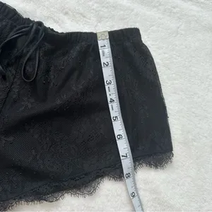 Victoria’s Secret lace black mini pajama shorts​ in size xs thumbnail 5