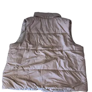 Beige Tan Puffer Vest Women's Size Large - Worn Once thumbnail 5
