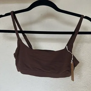 SKIMS Fits Everybody Scoop‎ Bralette Cocoa Size XS NWT thumbnail 3
