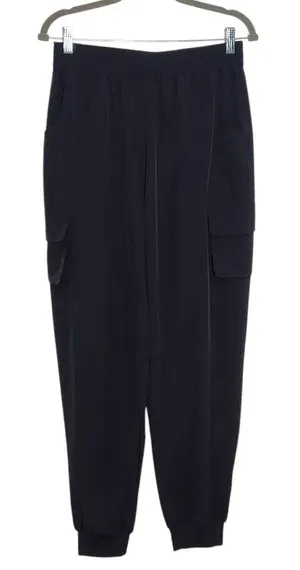 CI Sono Black Pull-on Cargo Joggers Size Medium Black Cargo Jogger Pants thumbnail 1