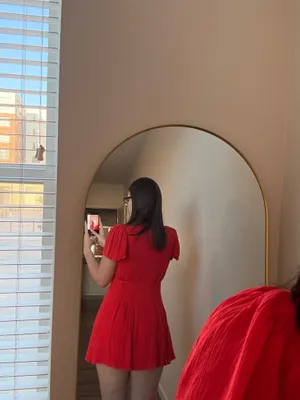Red Mini Dress Forever 21 thumbnail 2
