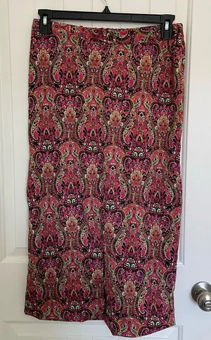 Vintage women’s paisley print maxi skirt‎ thumbnail 1