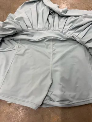 Goldhinge Light Blue Pleated Tennis Skirt Skort Built-in Shorts Womens Medium thumbnail 5
