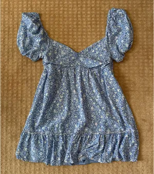 Altar'd State Blue Flower Dress thumbnail 2