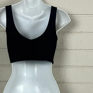 Aerie Black Active Bra Tank size M thumbnail 8