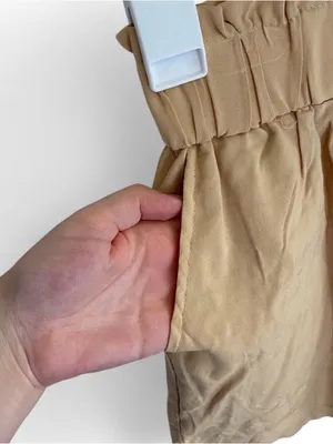 Primark tan shorts with pockets thumbnail 2