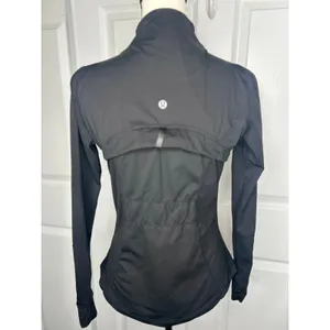 Lululemon Define Jacket Full Zip Black Activewear Workout Jacket Size M 6 8 thumbnail 8