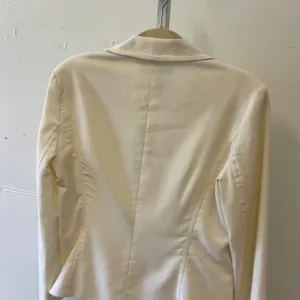 Rampage Clothing Company Cream Two Button Blazer Jacket Notched Lapel Size Med thumbnail 5