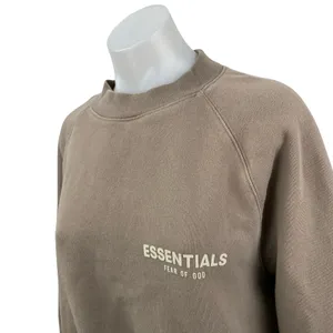 Essentials Women's Logo Graphic Mock Neck Long Sleeve Sweater Sweatshirt Top XS thumbnail 2