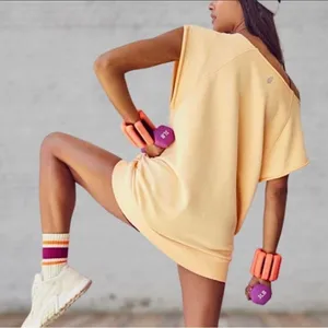 Free People FP Movement Muscle Tunic In Cantelope. NWT thumbnail 2
