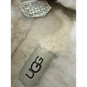 UGG Australia Women's Brown Suede Sheepskin Lined Moccasin Slippers Size 5 thumbnail 14