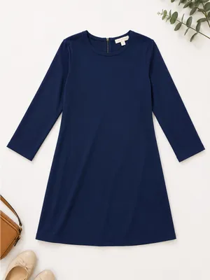 Michael Kors Navy Blue midi‎ Dress thumbnail 1
