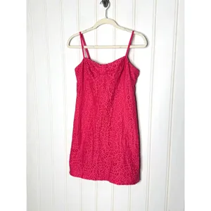Lilly Pulitzer Pink Lace Mini Dress Sweetheart Anchor Zipper Summer Party Dress thumbnail 11