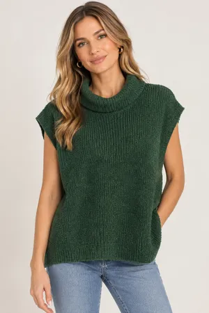 Alexia Admor Cap-Sleeve Turtleneck Sweater Vest thumbnail 1
