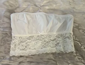 White Lace Tube Top thumbnail 2