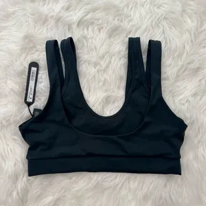 Nike Skims Matte Double Strap Scoop Bra Dark Teal Size Medium thumbnail 4