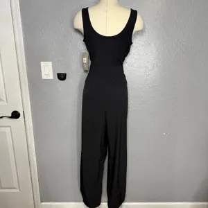 Avia Women's Sleeveless Jumpsuit, Black, XL 16-18 thumbnail 2