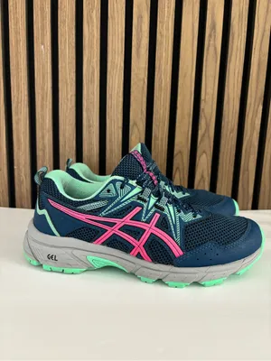 ASICS GEL-VENTURE 8 Trail Running Tennis Shoes Womens Size 6.5 Blue Pink Teal thumbnail 4