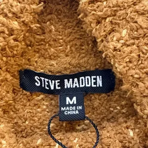 Steve Madden Mock Neck Sweater Womens Medium Brown New Ribbed thumbnail 4