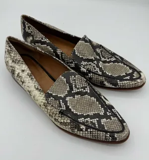 Franco Sarto Portia Snakeskin Embossed Leather Loafer‎ Flats Women's Size 9 thumbnail 1