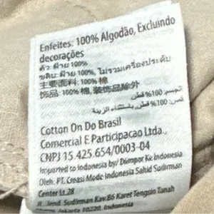 COTTON:ON Wide-Leg Chino Pants Khaki/Beige Women’s Size US 4 (EU 36, AU 8) thumbnail 7