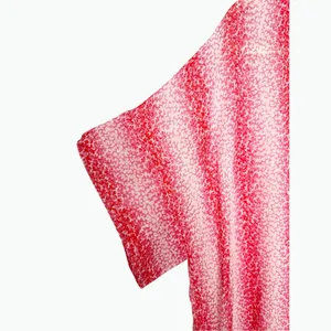 Tuckernuck Speckled Pink Coral Easy Hooded Beach Cover-Up Maxi Dress Size L thumbnail 10