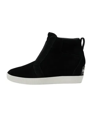 Sorel Out N About Pull-On Wedge Sneakers 2058651 Black / Sea Salt 6M thumbnail 13