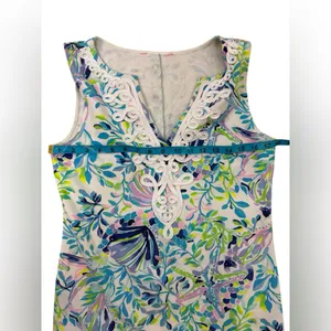 LILLY PULITZER Harper Shift Resort White Shell Beach Dress Rt. $148 thumbnail 11