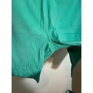 Stori Biker Shorts Womens 12 Teal Green High Rise 6.5" Yoga Workout Athletic thumbnail 3