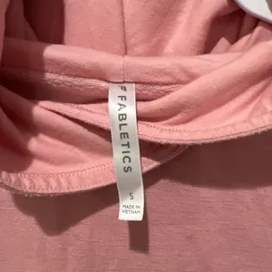 Fabletics Hoodie Sweatshirt Pink Oversized Lightweight Soft Athleisure size S thumbnail 2